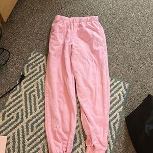 brandy melville pink sweatpants